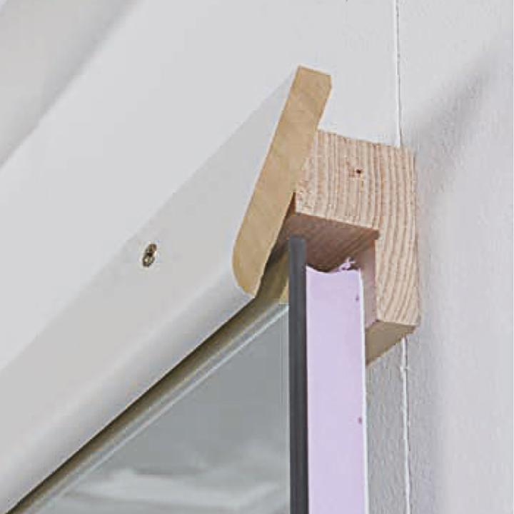 Image du produit Sport-Thieme Accessoires de montage pour miroir de sécurité cristal (220 x 4 x 3 cm)