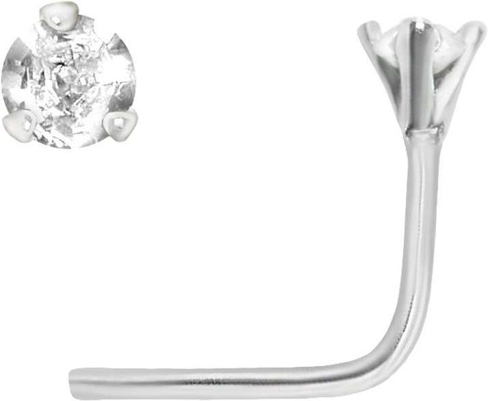Image du produit Bijouteria Piercing nez (Argent, Zircone)