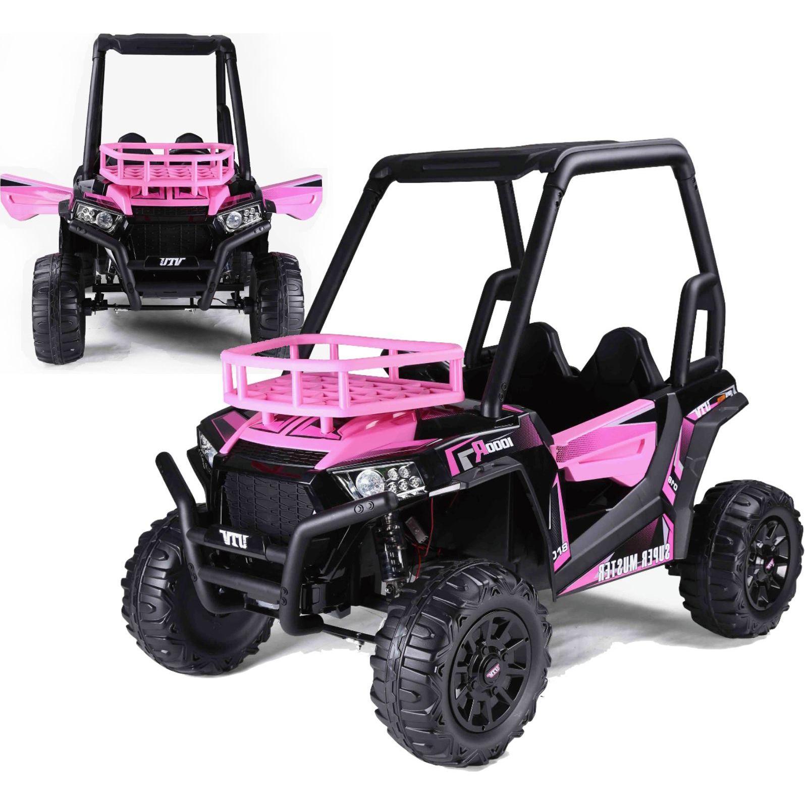 Lean Toys Electric car buggy for children Jeep JS360-1 Pink (24 V)