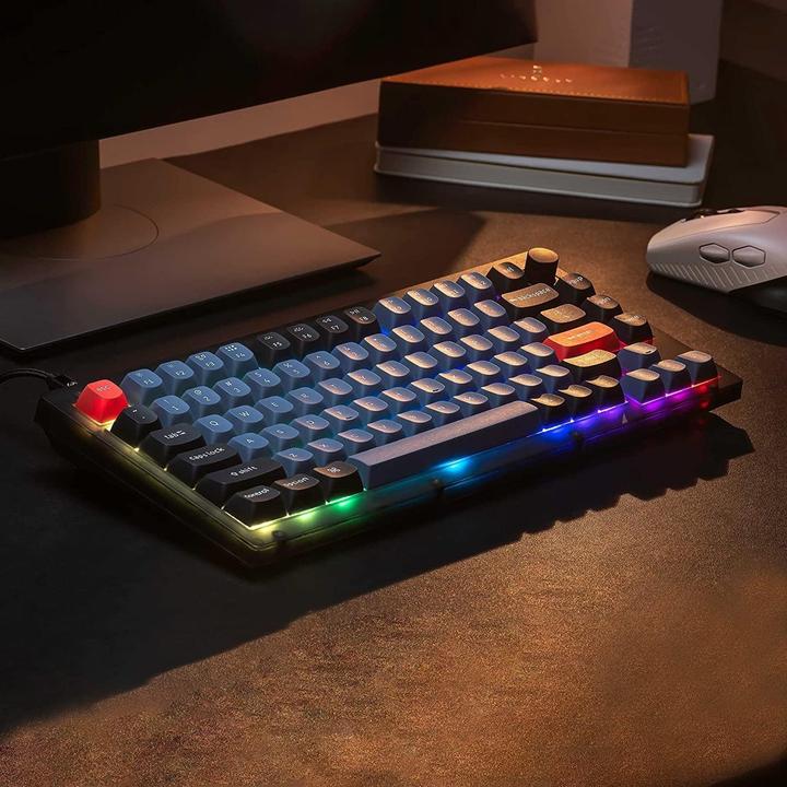 Produktbild Keychron Key V1 75% Frosted Black RGB Key Brown H V1-C3-DE (DE)