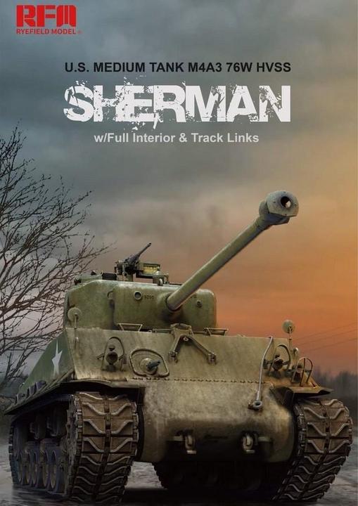 Produktbild Rye Field Model M4A3 76W HVSS Sherman w/full interior