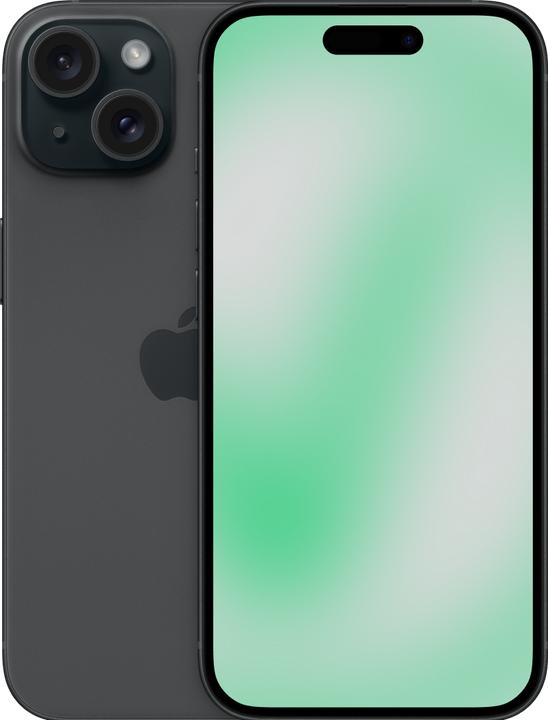 Produktbild Revendo iPhone 15 (128 GB, Schwarz, 6.10", 48 Mpx, SIM + eSIM, C / Gut)