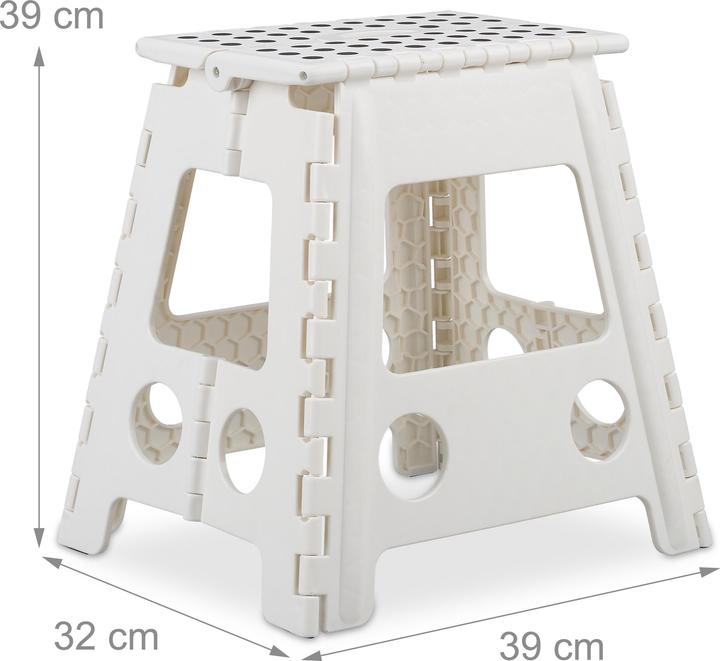 Image du produit Relaxdays Tabouret pliable XL, transportable