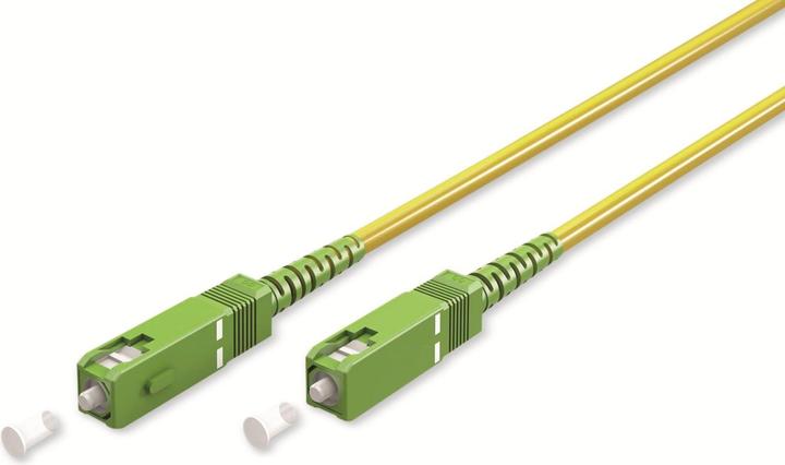 Image du produit Goobay Câble à fibre optique FTTH, monomode OS2 jaune, jaune simplex, 5 m (S/UTP, CAT6a, 5 m)