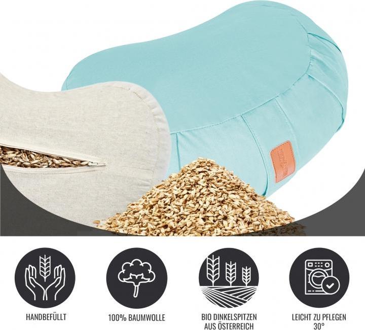 Image du produit Gorilla Sports Oreiller en forme de croissant pour le yoga (19 cm)