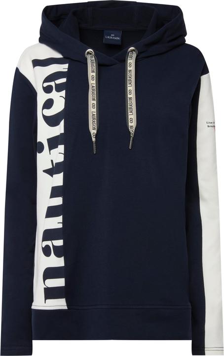 Produktbild Laurasøn Hoodie, Sweater, Colorblocking, Statement Print, Kapuze (S)