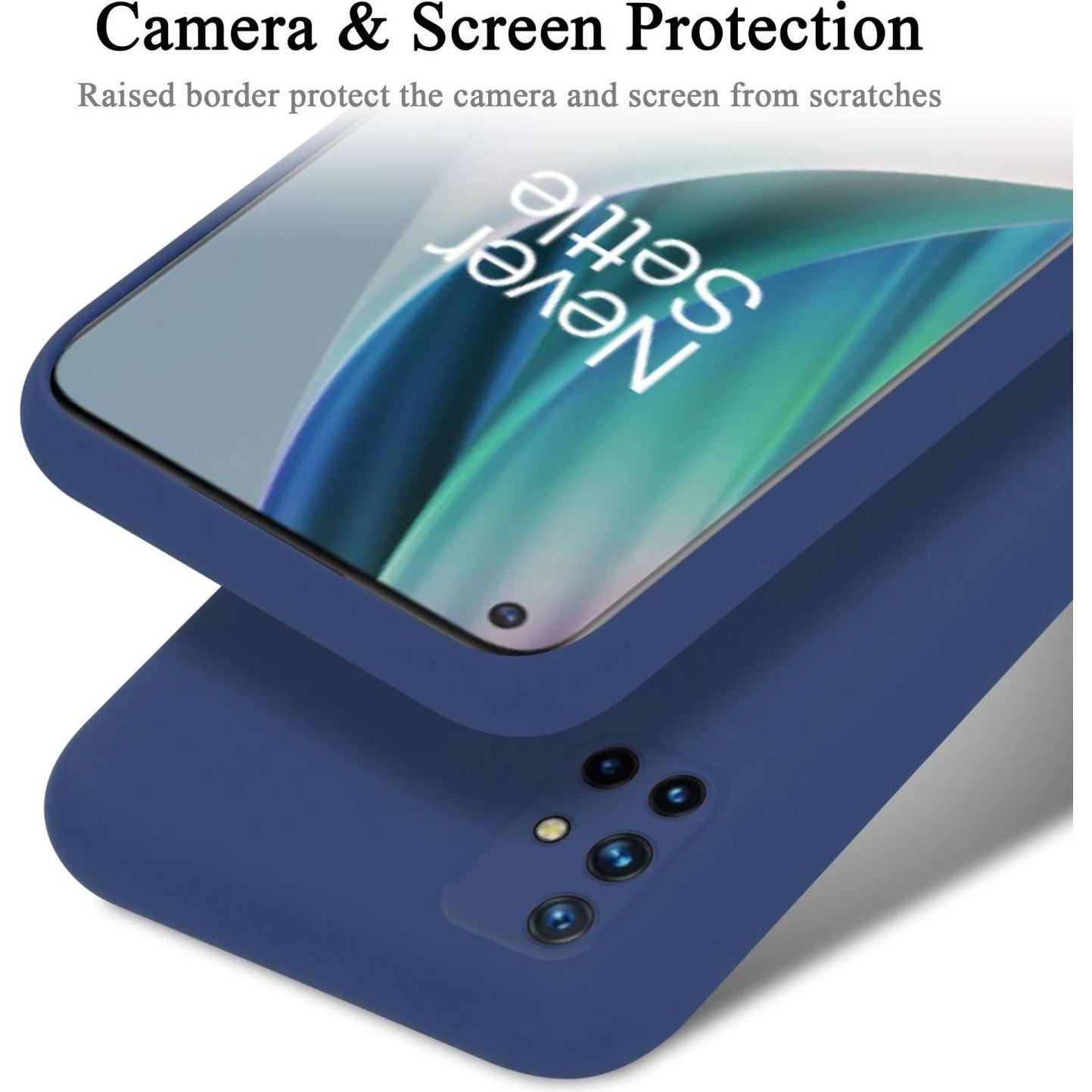 Thumbnail - Cadorabo Hülle für OnePlus Nord N10 5G TPU im Liquid Case Design (OnePlus Nord N10 5G), Smartphone Hülle, Blau