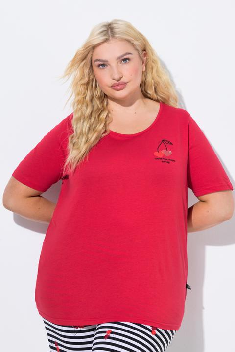 Produktbild Ulla Popken Pyjamashirt, Herzen, Halbarm (50, 52)