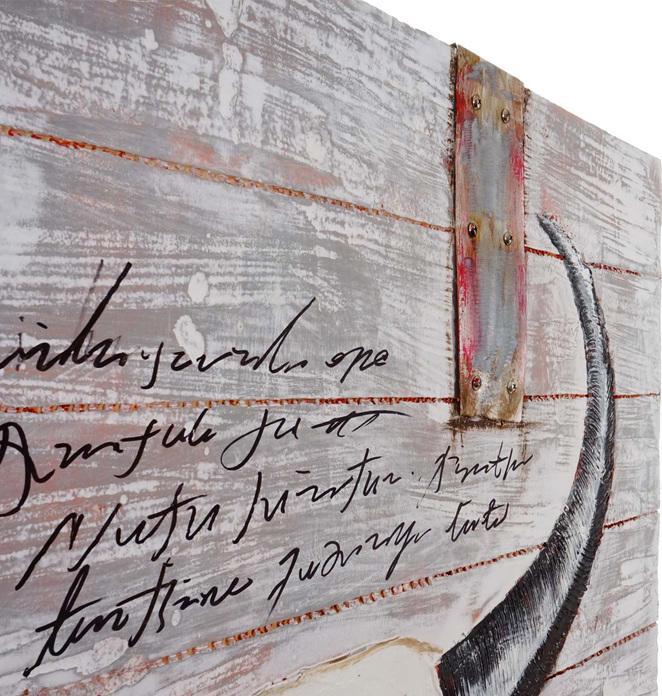 Immagine prodotto Swisshandel24 Toro dipinto a olio, 100% dipinto a mano, quadro murale 3D XL, 100x90cm (100 x 90 cm)