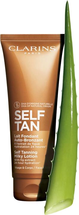 Actual product image Clarins Self-tanning milk (Self tanning gel, 125 ml)