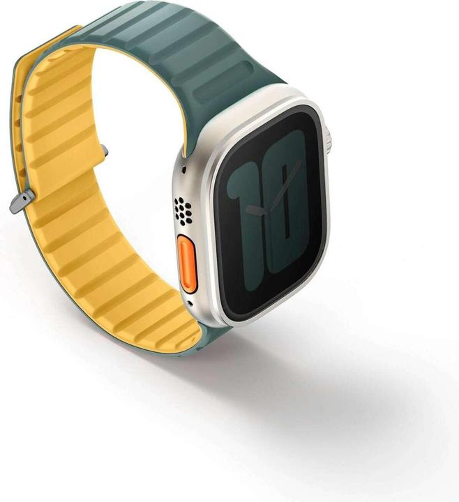 Actual product image Uniq pasek Revix Evo Apple Watch Series 1/2/3/4/5/6/7/8/9/SE/SE2/Ultra/Ultra2 42/44/45/49mm Reversible (42 mm, 49 mm, 45 mm, 44 mm, Stainless steel, Silicone)