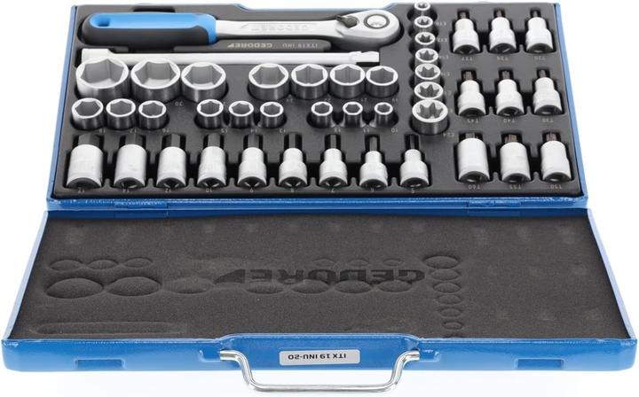 Image du produit Gedore ITX 19 INU-20 Steckschlüssel-Satz 1/2" 42-teilig