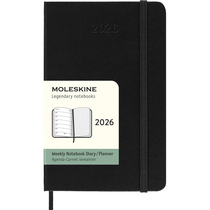 Moleskine, Agenda, Taschenagenda Weekly (9 x 14 cm, Englisch)