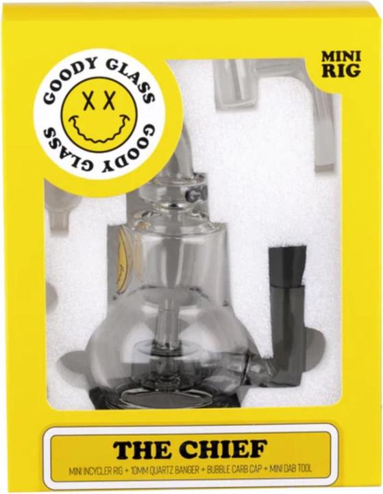 Image du produit Hemper Goody Glass - The Chief Mini Dab Rig 4-Piece Kit