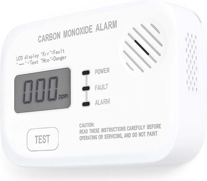 Wiltec 40x CO Melder Display Kohlenmonoxid Gasmelder Gaswarnanlage Warnmelder