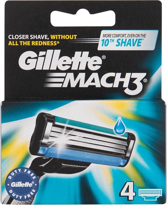 Produktbild Gillette Mach3 Kartonladegerät 4 Einheiten (4x)