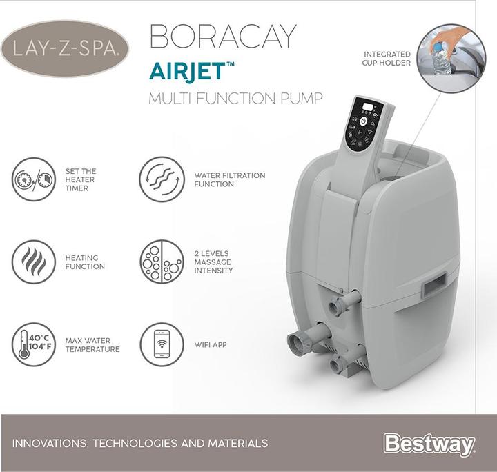 Produktbild Bestway Lay-Z-Spa Boracay (4 Personen)