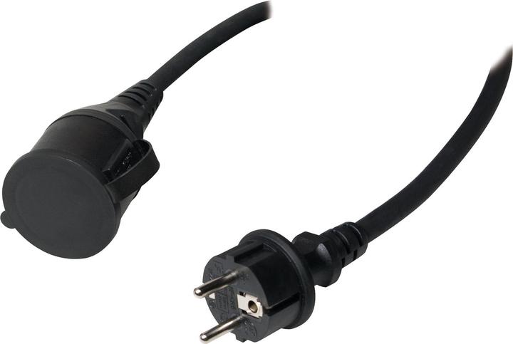 Produktbild LogiLink Strom-Verlängerungskabel (5 m, CEE 7/7)