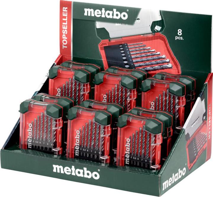 Produktbild Metabo Steinbohrerkassette (6 mm, 5.5 mm, 10 mm, 7 mm, 3 mm, 5 mm, 8 mm, 4 mm)