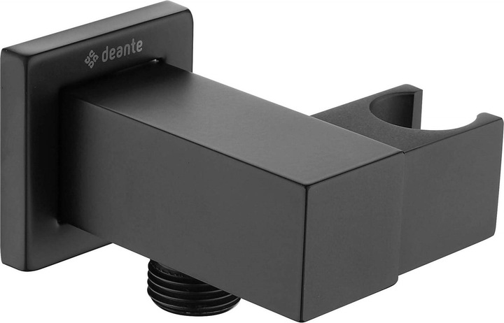 Deante Square angled plug with handset holder