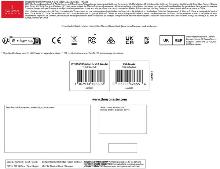 Actual product image Thrustmaster T128 Shifter Pack (PC, Xbox Series X, Xbox Series S, Xbox One X, Xbox One S)