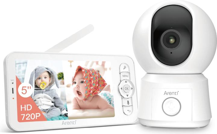 Arenti 2MP/1080P Wi-Fi Video Baby Monitor Kit with LCD (Video & Audio)