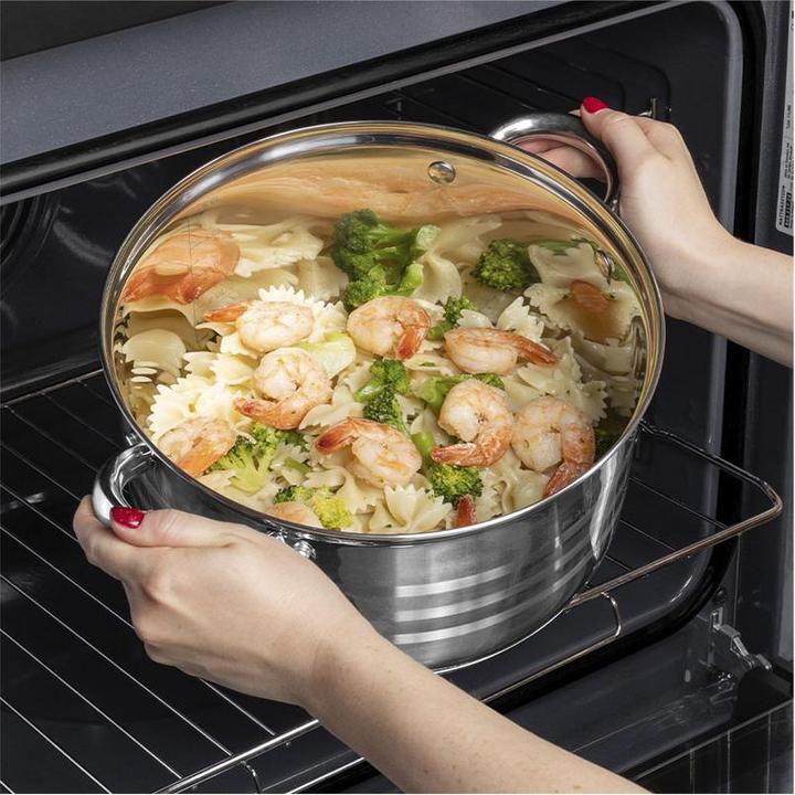 Immagine prodotto Blaumann Set di pentole (24 cm, Set di pentole e padelle da cucina, Acciaio inossidabile)