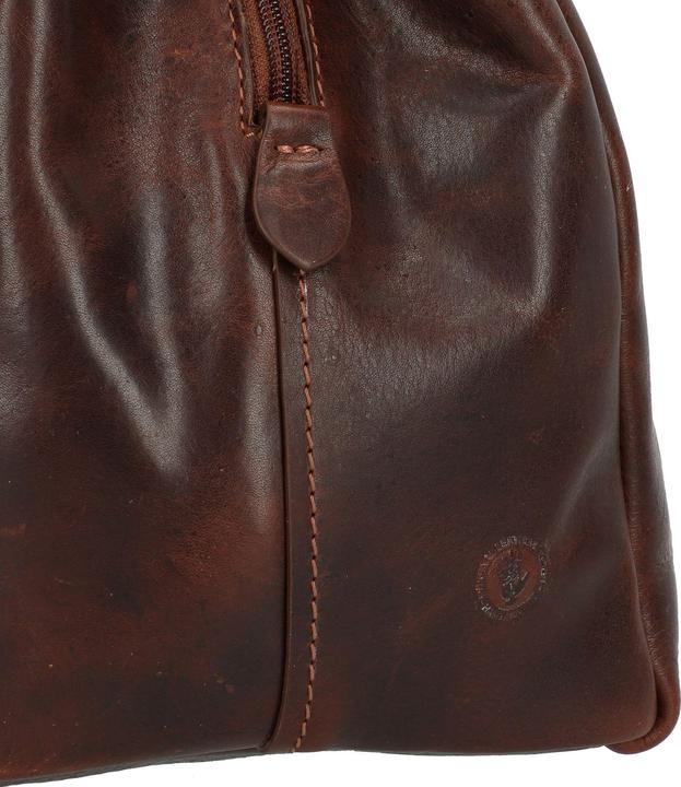Actual product image Greenburry Rugged leather shoulder bag 32 cm