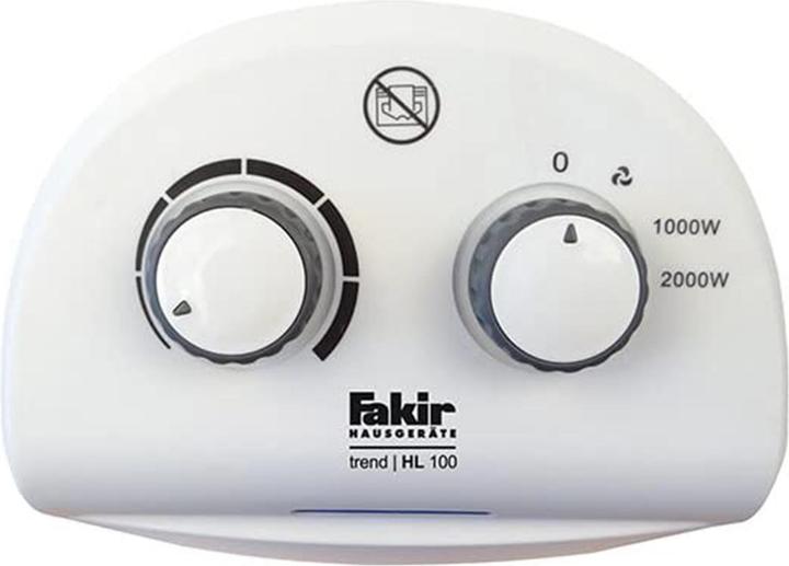 Actual product image Fakir trend HL 100 Indoor, Electric room heater fan (2000 W)