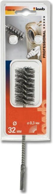 Actual product image kwb Spiral Pipe Brush 32 Mm
