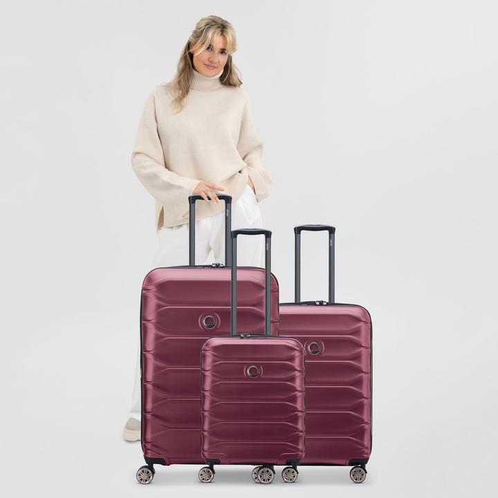 Actual product image Delsey Meteor 4 Rollen Kofferset 3-teilig mit Dehnfalte (221 l)