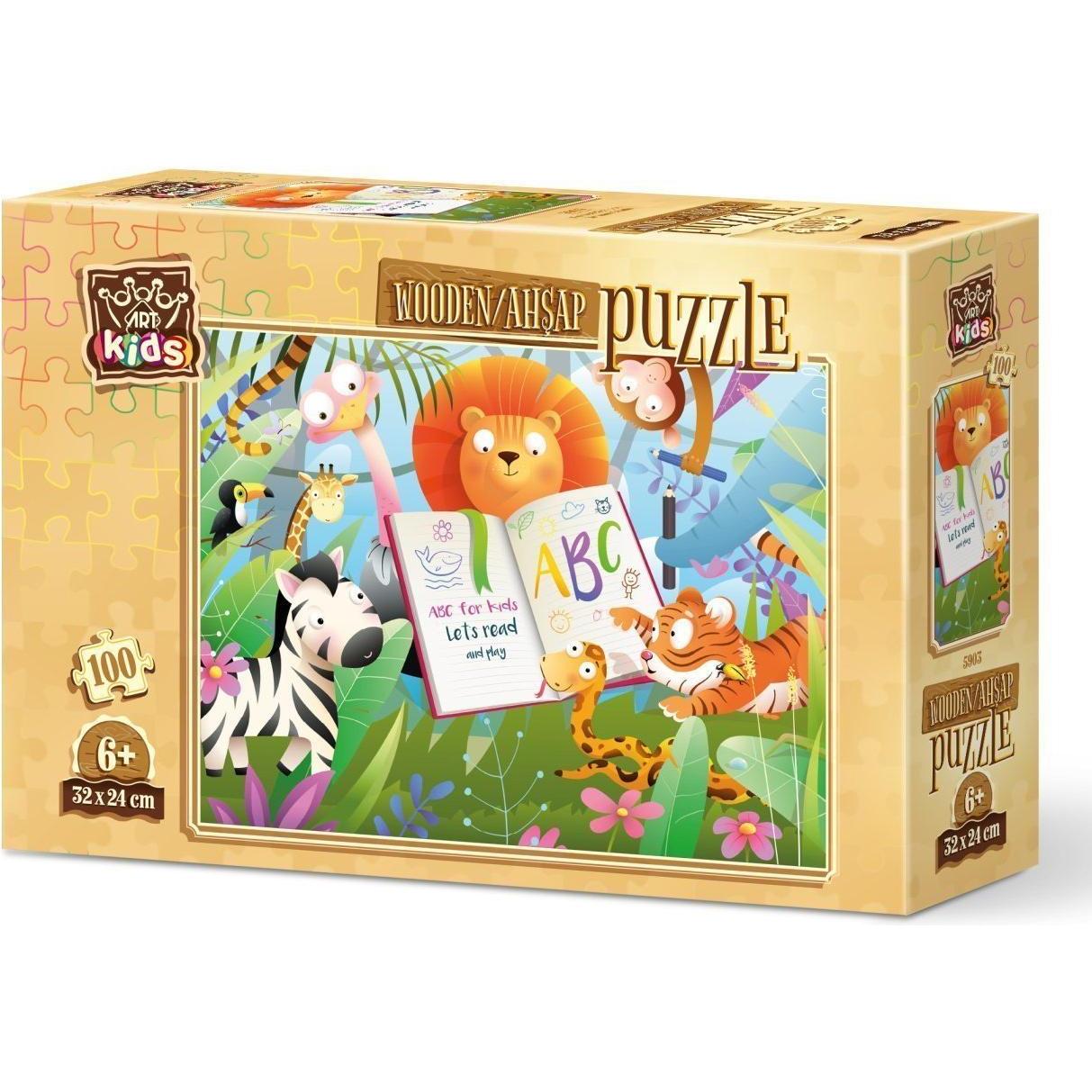 Lamberth ART PUZZLE Holzpuzzle Waldschule 100 Teile (100 Teile)