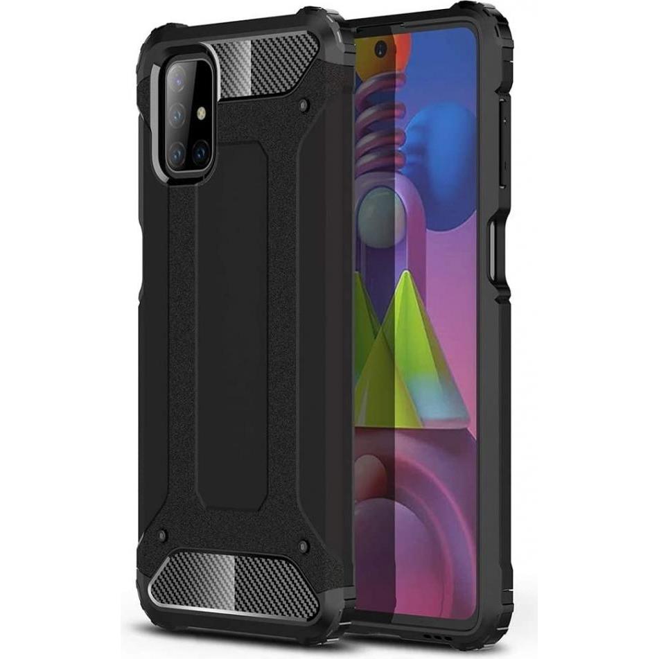 Screenguard AdventureCase Samsung Galaxy M51 Hybrid Hülle (Samsung Galaxy M51), Smartphone Hülle, Schwarz