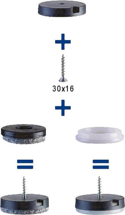 Produktbild Wagner QuickClick (Universalgleiter, 4 Stk.)