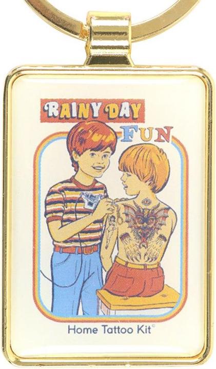 Actual product image Steven Rhodes Rainy Day Fun Keyring