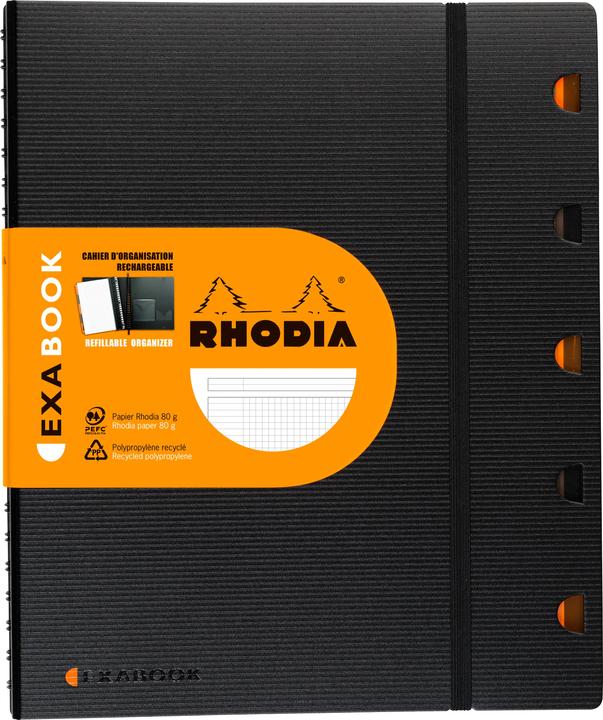Produktbild Rhodia EXABOOK Spiralbuch (A4+, Kariert, Harter Einband)