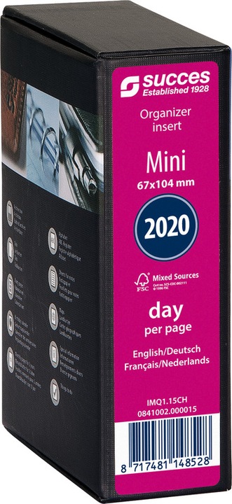 Produktbild Succes Mini Inhalt 2020 1T/S Box 0841002.0 d/f/nl/e, 67x104mm (Spezial, Niederländisch, Englisch, Französisch, Deutsch)