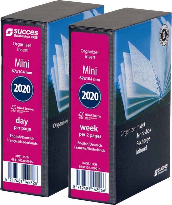 Produktbild Succes Mini Inhalt 2020 1T/S Box 0841002.0 d/f/nl/e, 67x104mm (Spezial, Niederländisch, Englisch, Französisch, Deutsch)