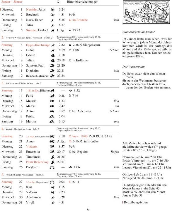 Produktbild Kalender Der Hinkende Bot (Spezial)