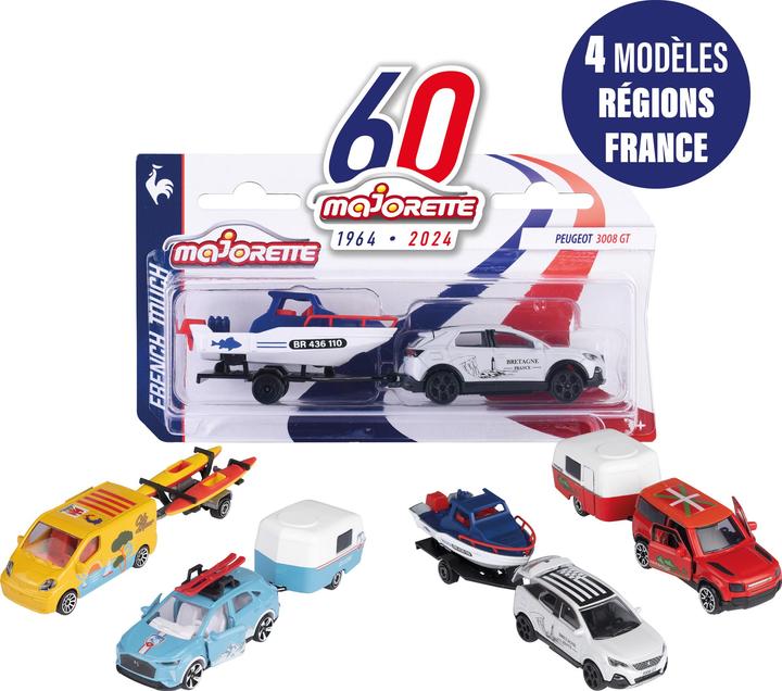 Actual product image Majorette French Touch Trailer, 4-sort.