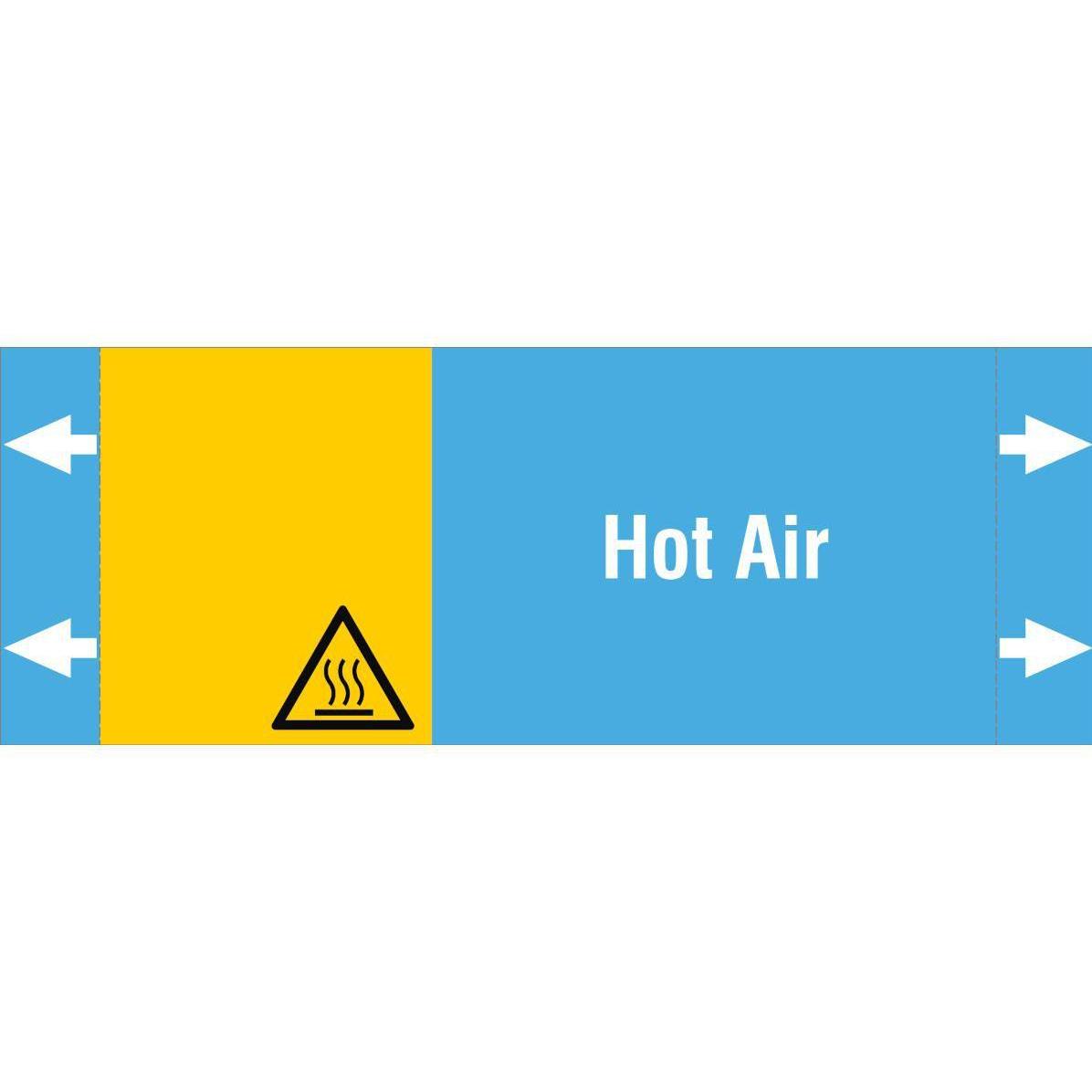 Brady, Etiketten, ISO 20560 Pipe Markers - Air