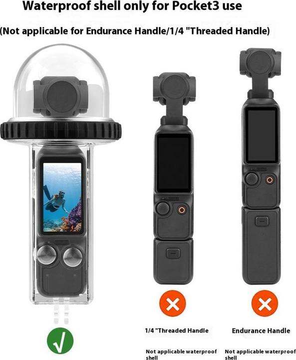 Image du produit Ueli Express DJI Osmo Pocket 3 Wasserdichtes Tauchgehäuse 40m