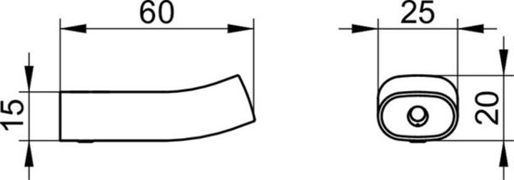 Actual product image Keuco Edition 400 Towel hook