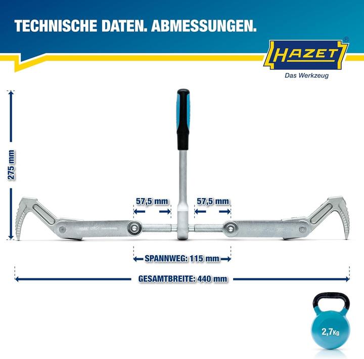 Actual product image HAZET Balken-Zuggerät