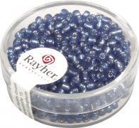 Produktbild Rayher Rocailles, 2, 6 mm ø, mit Silbereinzug, hellbla