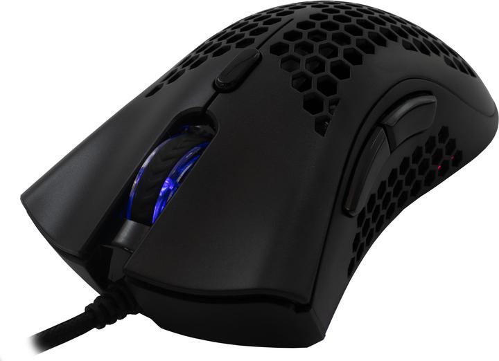 Image du produit Baracuda Souris de jeu CORAL, 6D, 12800 ppp, noire (BGM-031) (Filaire)