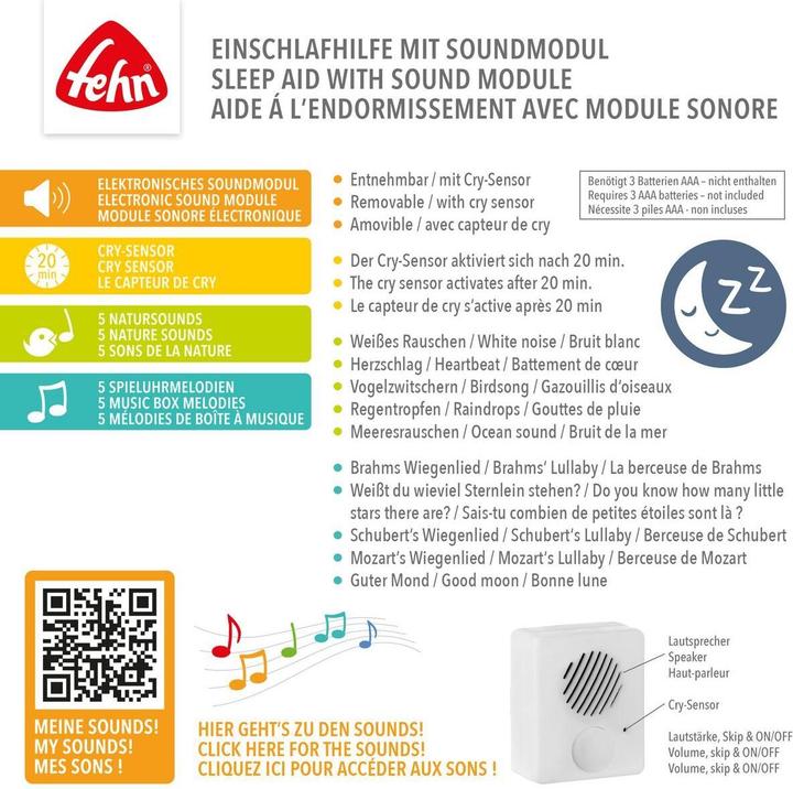 Produktbild Fehn Einschlafhilfe Faultier