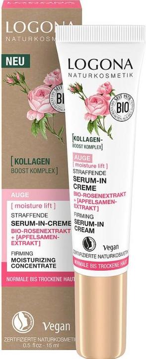 Produktbild Logona Augencreme Straff. Feuchtig.Konz. (Augenpflege Serum, 15 ml, Tag)