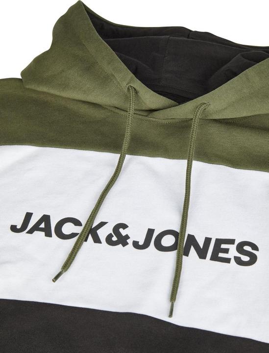 Actual product image Jack & Jones Jwhlogo Blocking Hoodie Regular Fit (M)
