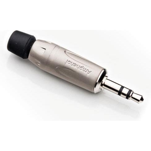 Amphenol Audio Jack connector male 3.5 mm Stereo K series, Audio Adapter, Silber